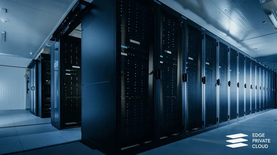 Servidor dedicado com painel KVM em datacenter no Brasil
