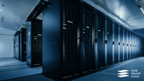 Racks dentro de um datacenter